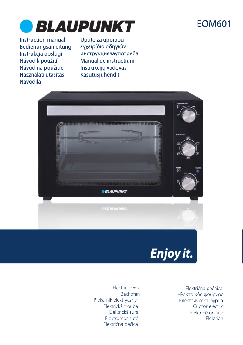 Image de la première page du manuel de l'appareil EOM601