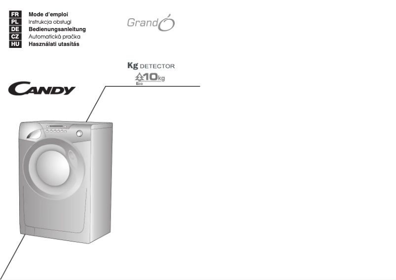 Page n°1 - Manuel utilisateur Candy GO 12102D-04S