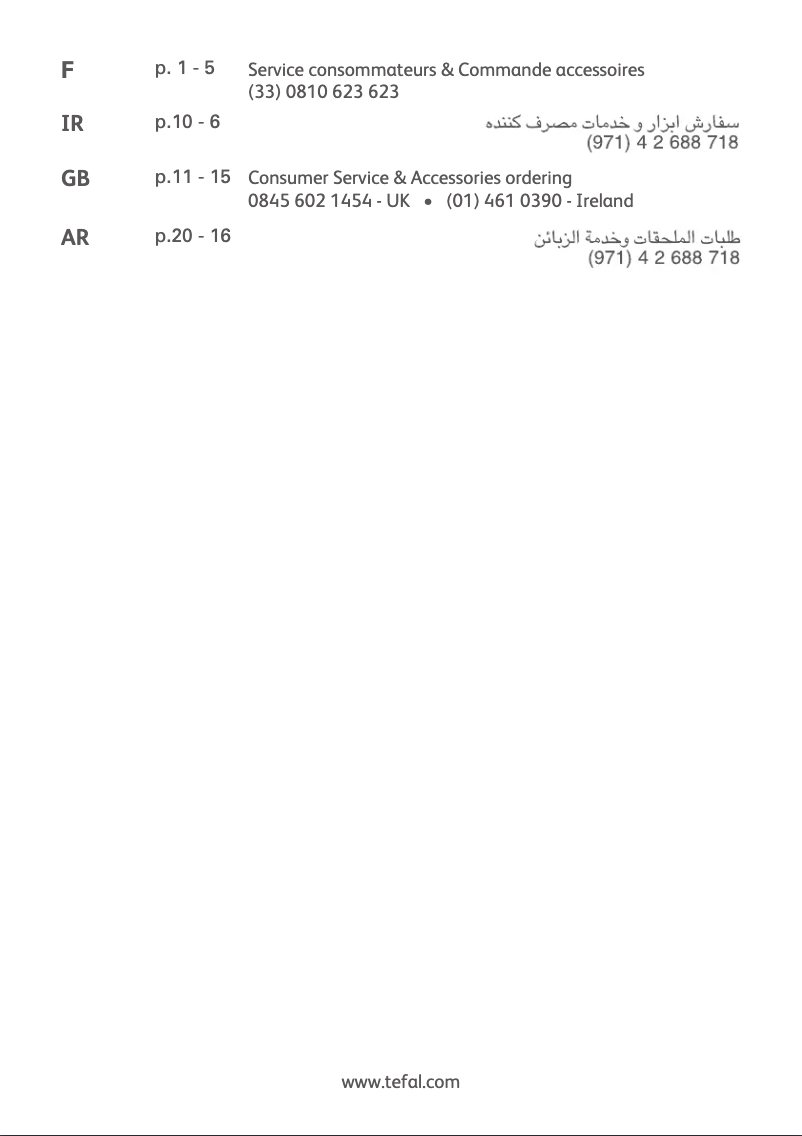 Página 1 del manual Manual de usuario Tefal X-Trem Power TW5483