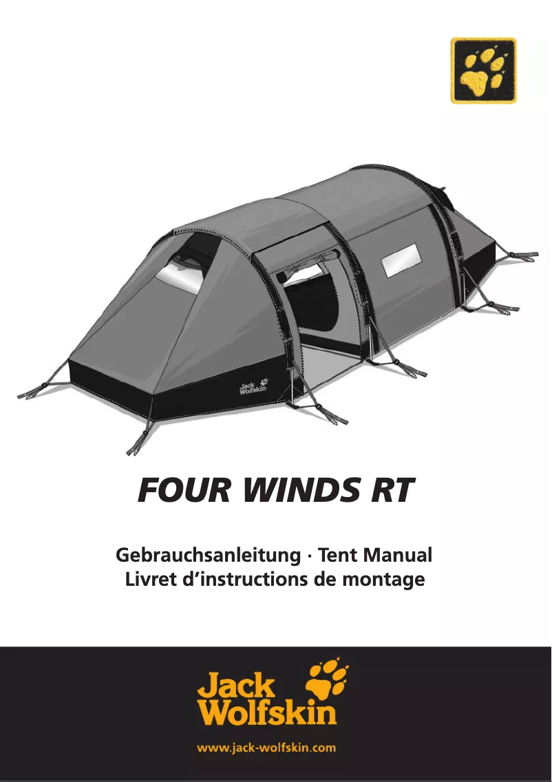 Página 1 del manual Manual de usuario Jack Wolfskin Four Winds RT