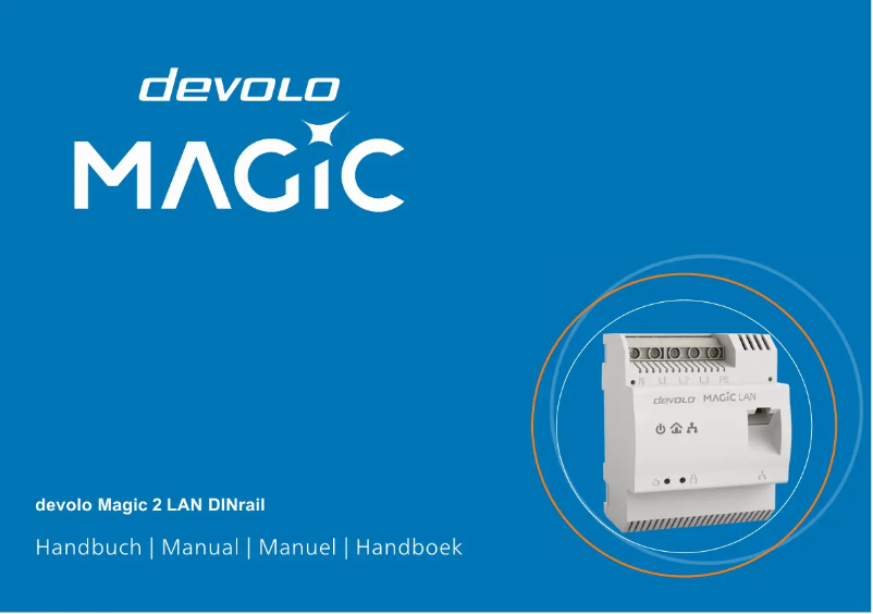 Page 1 de la notice Manuel utilisateur Devolo Magic 2 LAN dinrail