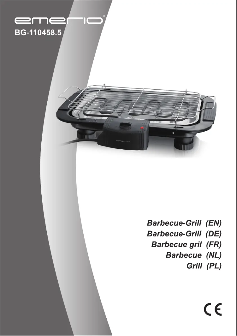 Image de la première page du manuel de l'appareil BG-110458.5