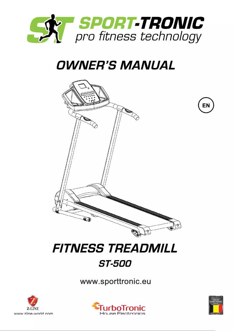 Page n°1 - Manuel utilisateur Sport-Tronic ST-500