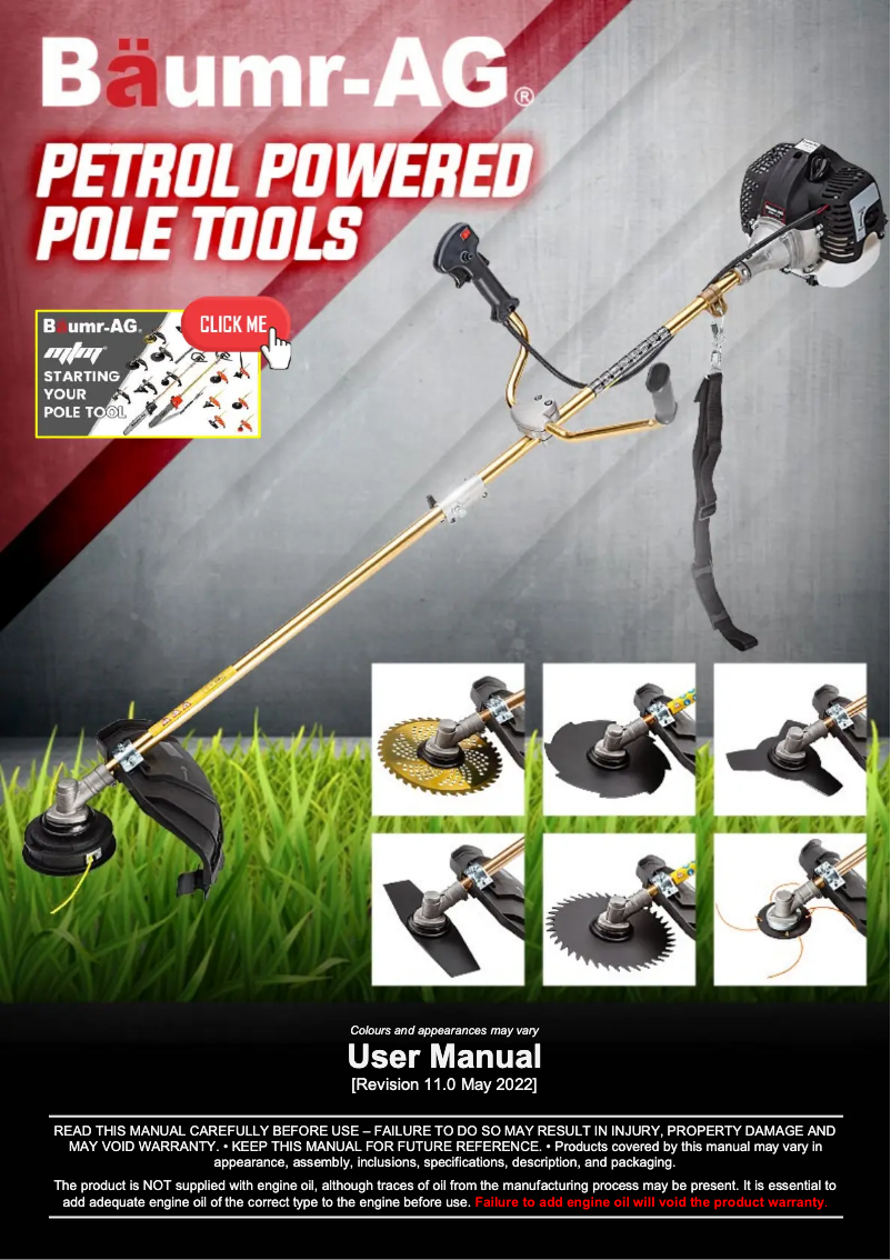 Page n°1 - Manuel utilisateur Baumr-AG SMX220