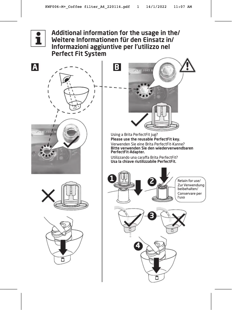 Page n°1 - Manuel utilisateur Koenic KWF-006-M