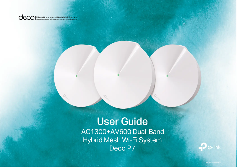 Image de la première page du manuel de l'appareil Deco P7 Plus