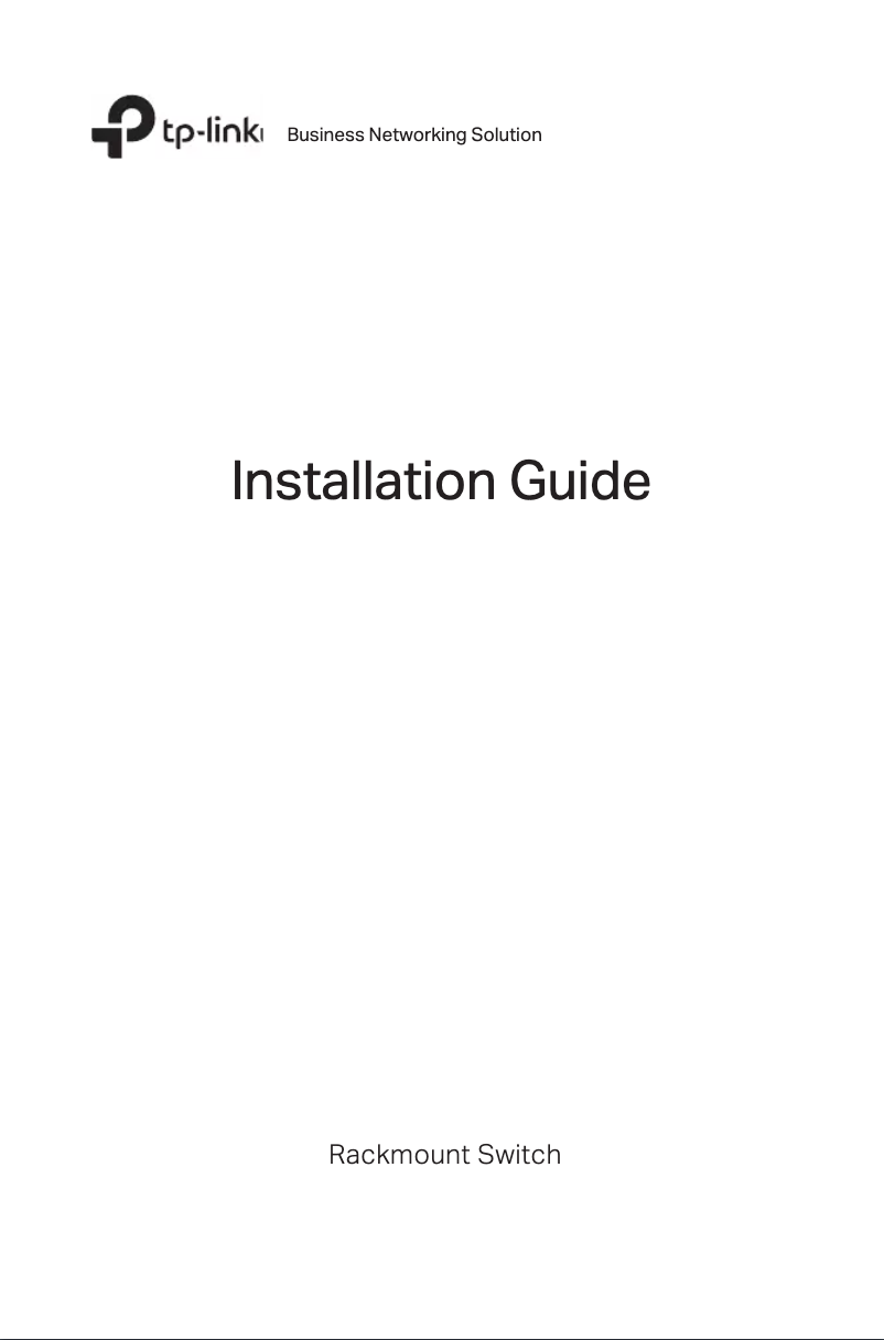 Page n°1 - Guide d'installation TP-Link TL-SG2216