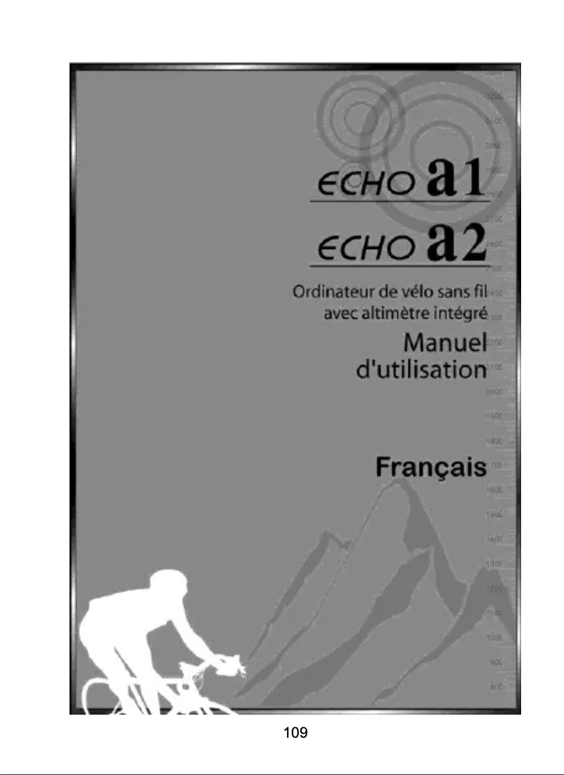 Page n°1 - Manuel utilisateur Echowell Echo A1