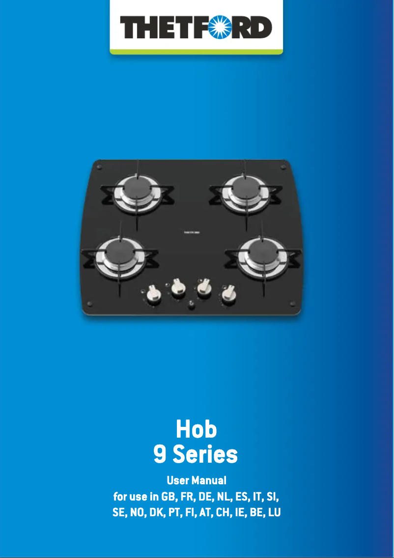 Page 1 de la notice Manuel utilisateur Thetford 9 Series
