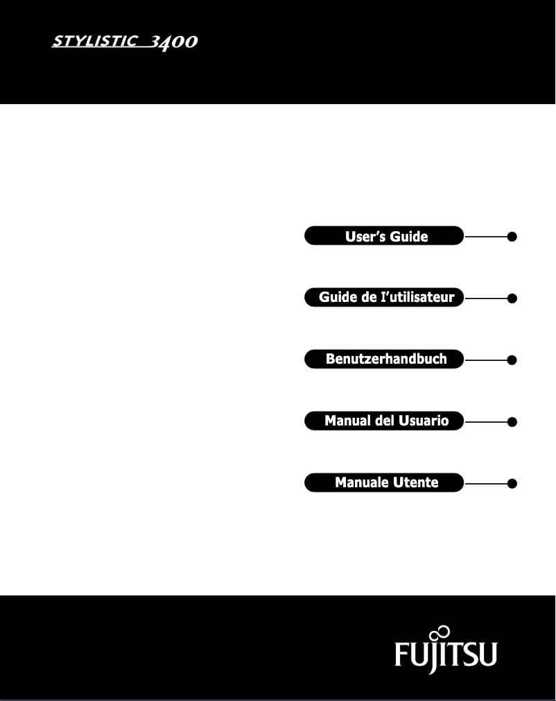 First page image of the manual for Stylistic 3400