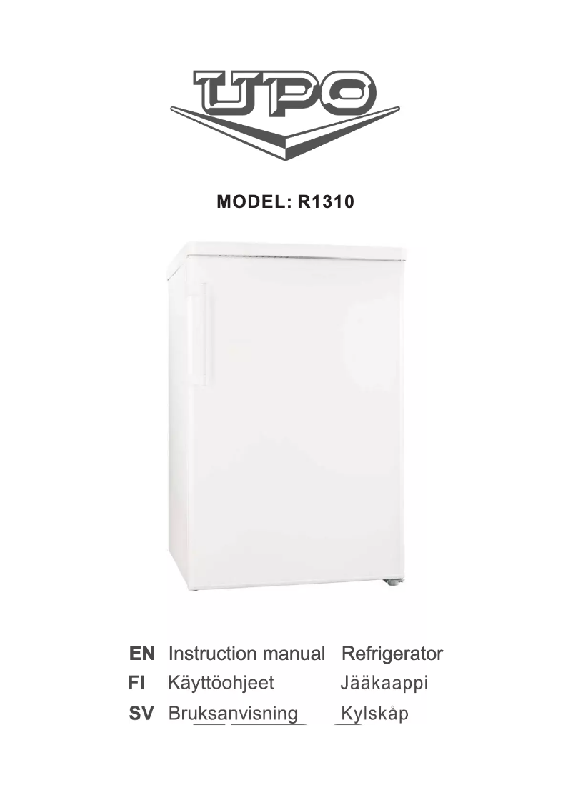 Page 1 de la notice Manuel utilisateur UPO R1310