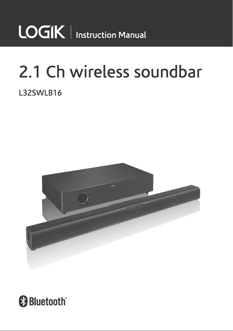 Página 1 del manual Manual de usuario Logik L32SWLB16