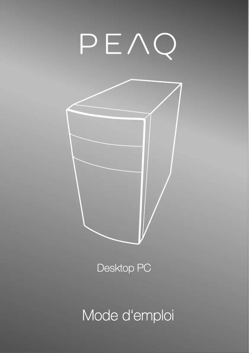 Image de la première page du manuel de l'appareil PDT P1010