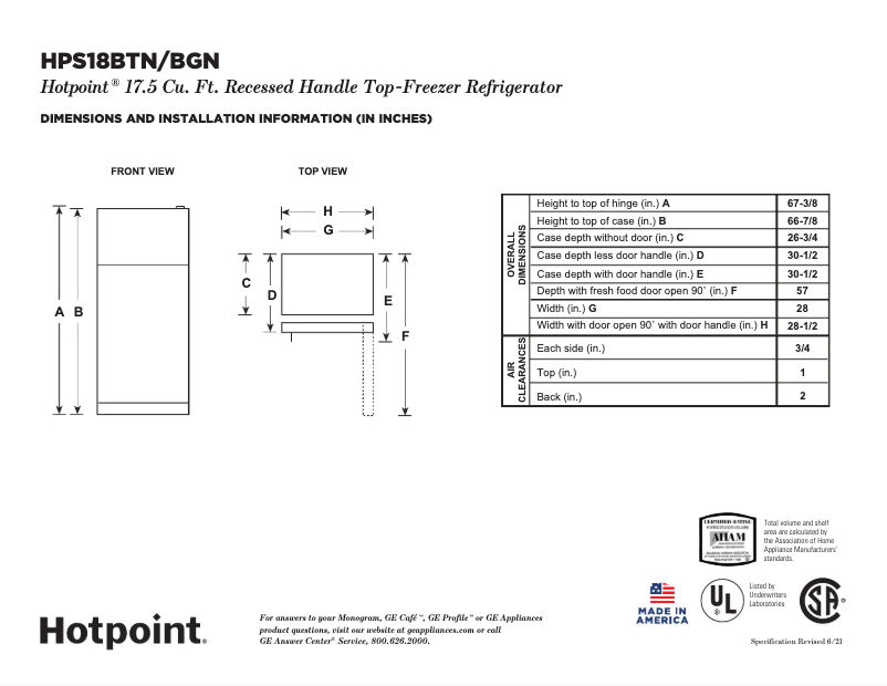 Image de la première page du manuel de l'appareil HPS18BTNRBB
