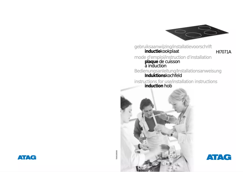 Page 1 de la notice Manuel utilisateur Atag HI7071A