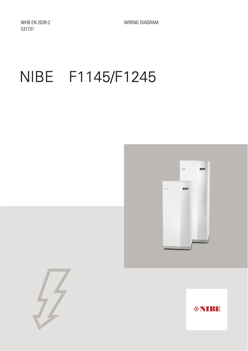 Page n°1 - Guide d'installation Nibe F1245-8
