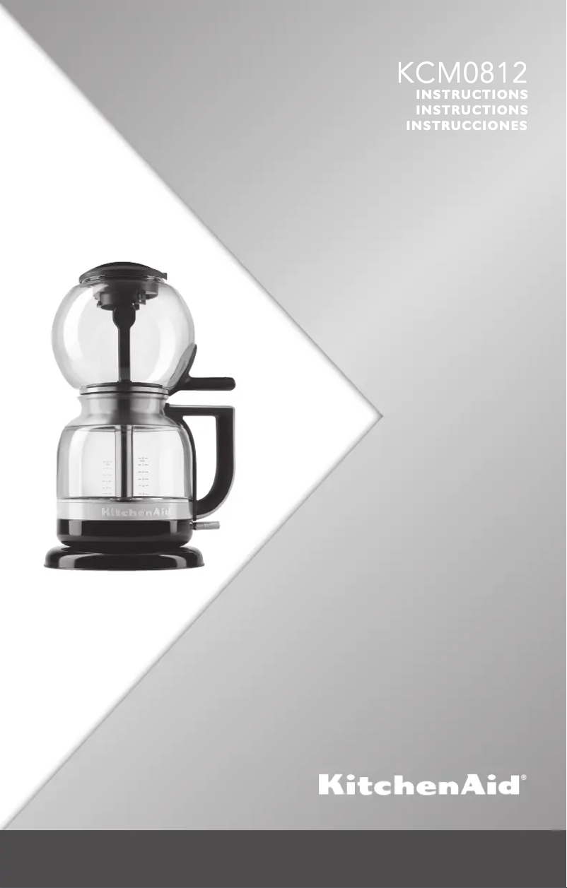 Página 1 del manual Manual de usuario KitchenAid KCM0812