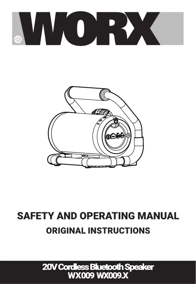 Image de la première page du manuel de l'appareil WX009.9