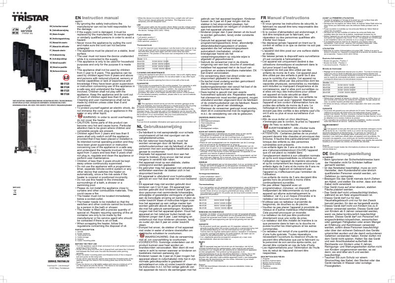 Image de la première page du manuel de l'appareil KA-5123