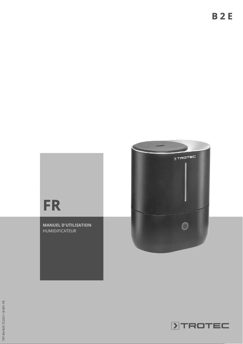 Página 1 del manual Manual de usuario Trotec B 2 E