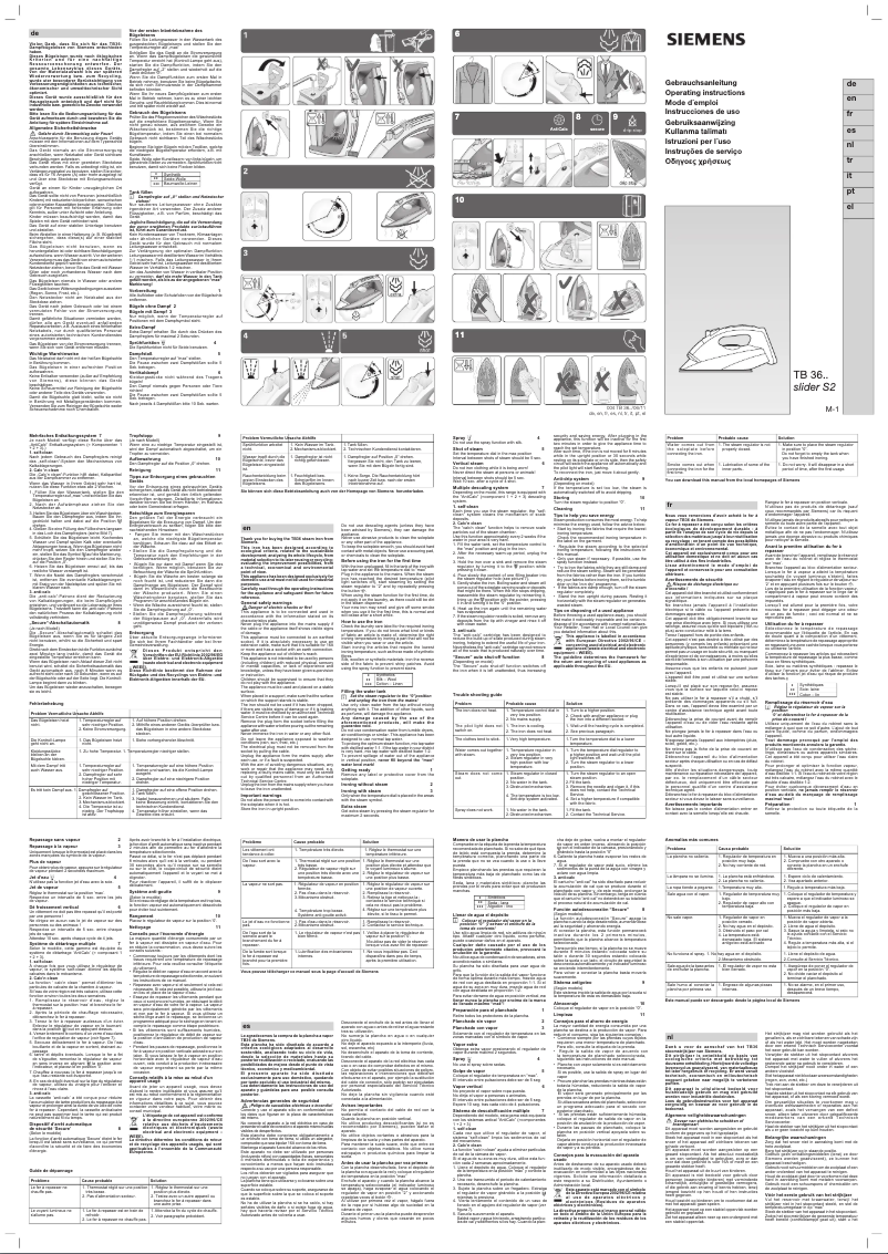 Page 1 de la notice Manuel utilisateur Siemens KD36NP93