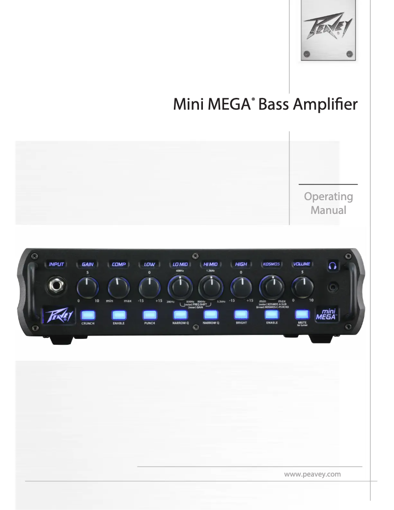 Image de la première page du manuel de l'appareil Mini MEGA