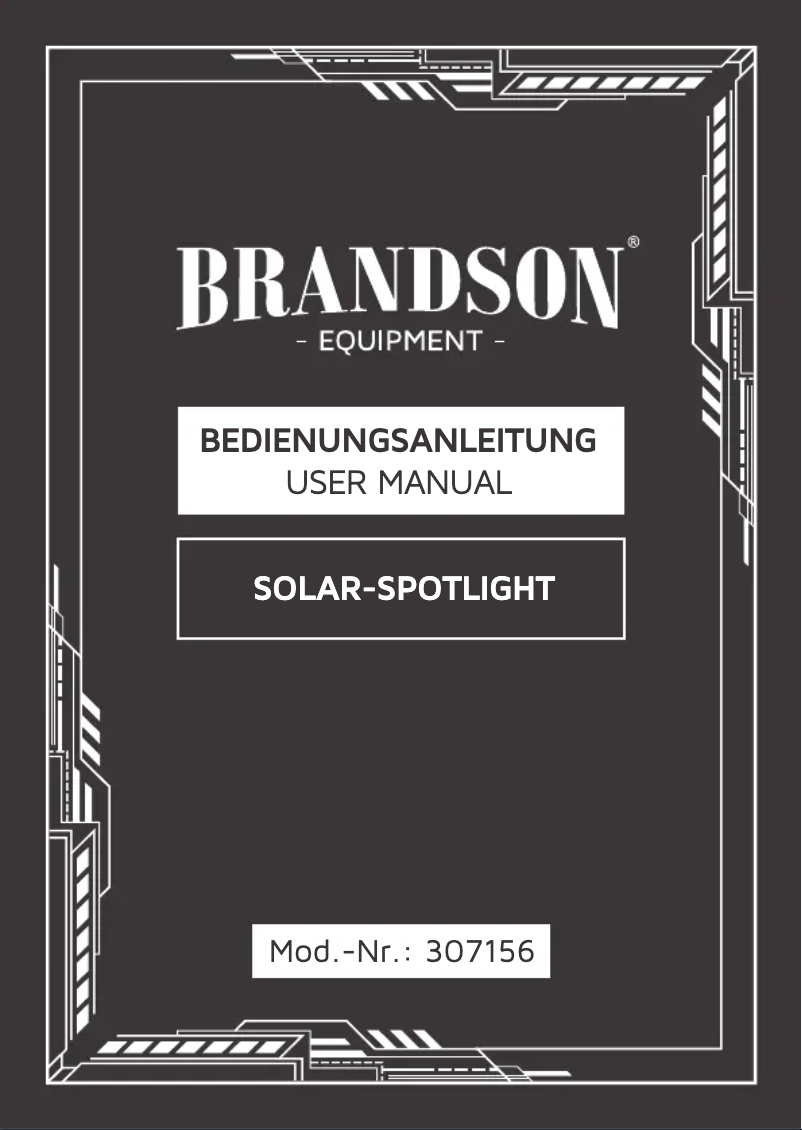 Page 1 de la notice Manuel utilisateur Brandson 307156