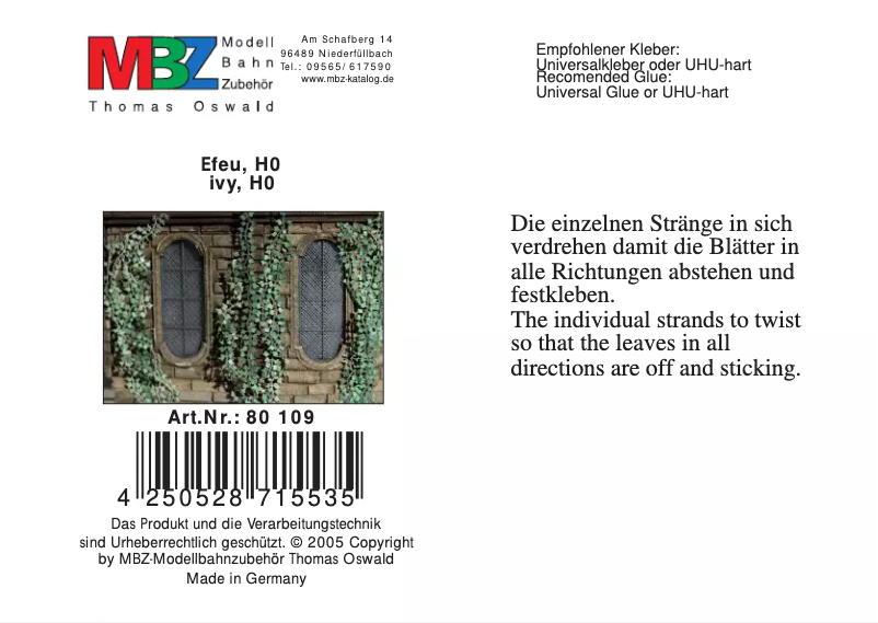 Image de la première page du manuel de l'appareil 80109