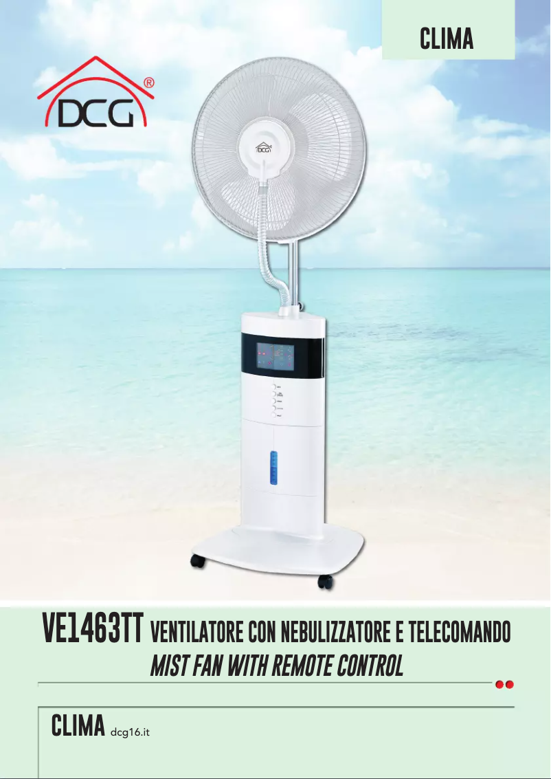 Page 1 de la notice Manuel utilisateur DCG VE1463TT