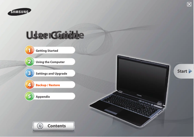 Page n°1 - Manuel utilisateur Samsung NP-RF711