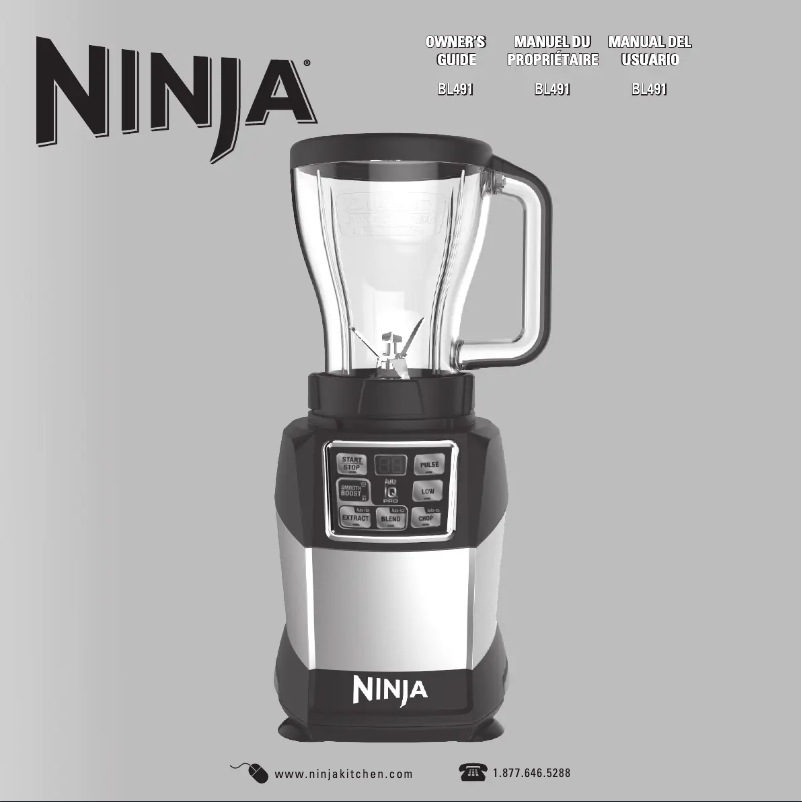 Page 1 de la notice Manuel utilisateur Ninja Nutri BL491