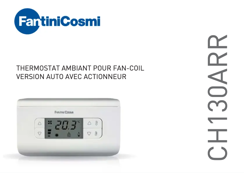 Page 1 de la notice Manuel utilisateur Fantini Cosmi CH130ARR