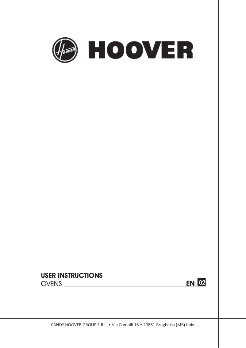 Página 1 del manual Manual de usuario Hoover H-OVEN 300 HOXC3UB3358BI