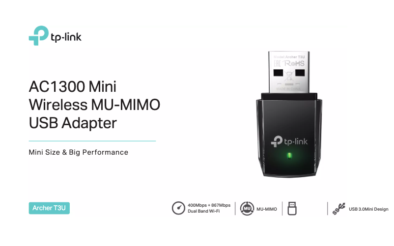 Page 1 de la notice Fiche technique TP-Link Archer T3U