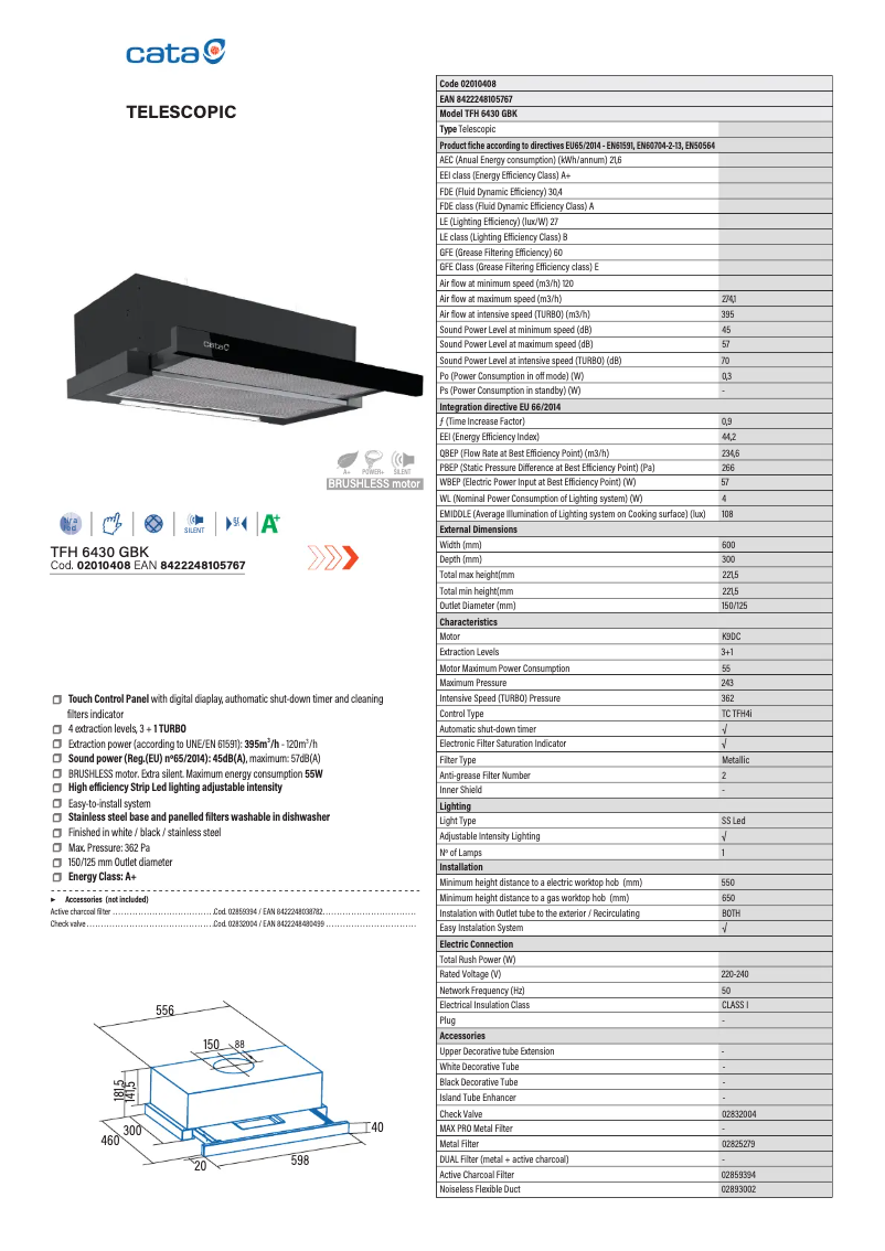Image de la première page du manuel de l'appareil TFH 6430 GBK