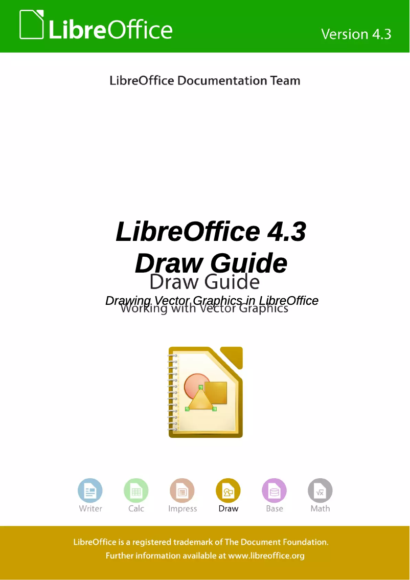 Page n°1 - Manuel utilisateur LibreOffice Draw 4.3