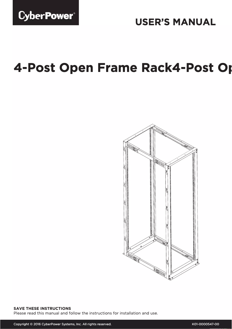 Image de la première page du manuel de l'appareil CR25U40001