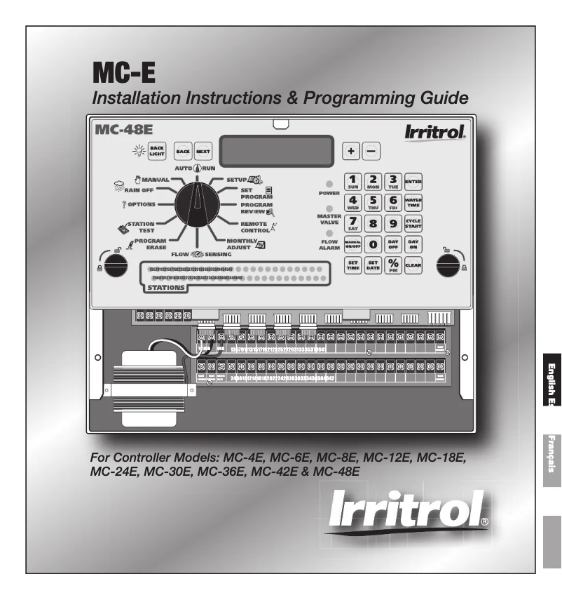 Página 1 del manual Manual de usuario Irritrol MC-12E