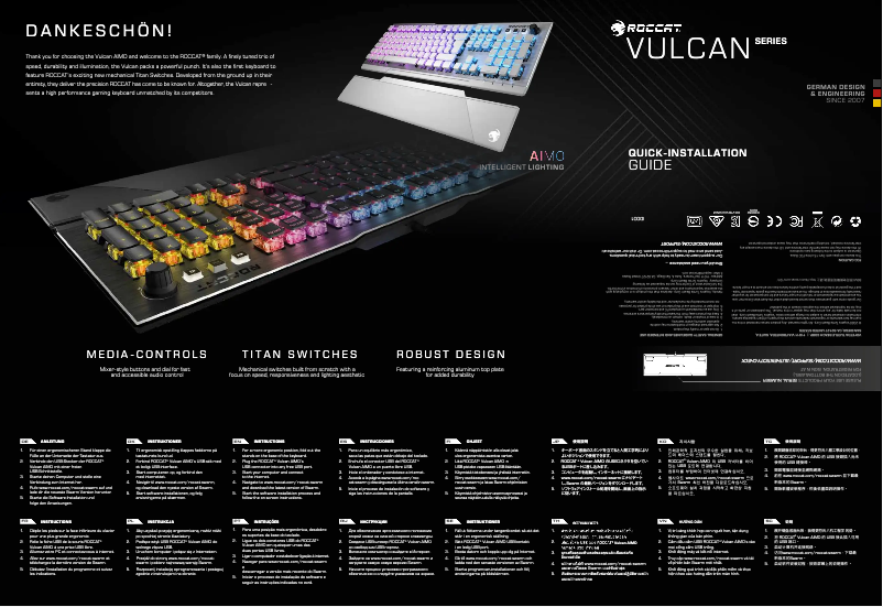 Página 1 del manual Manual de usuario Roccat Vulcan 122 AIMO
