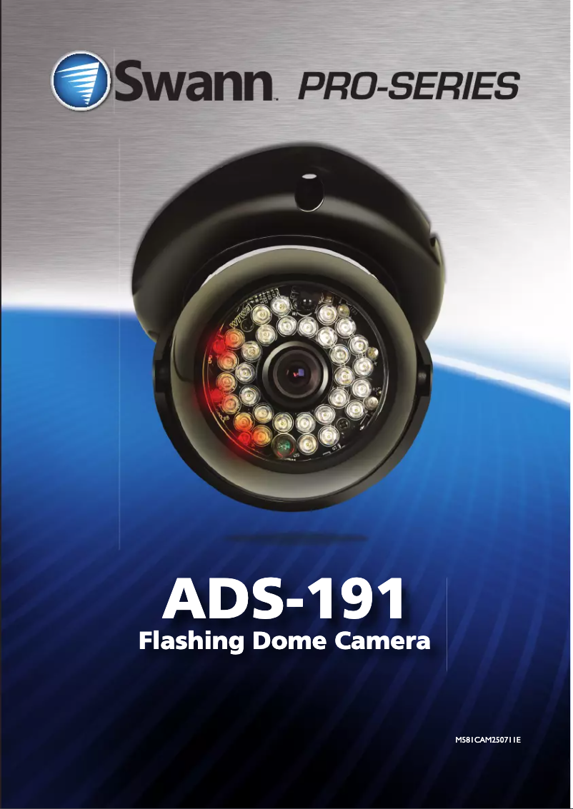 Page 1 de la notice Manuel utilisateur Swann ADS-191