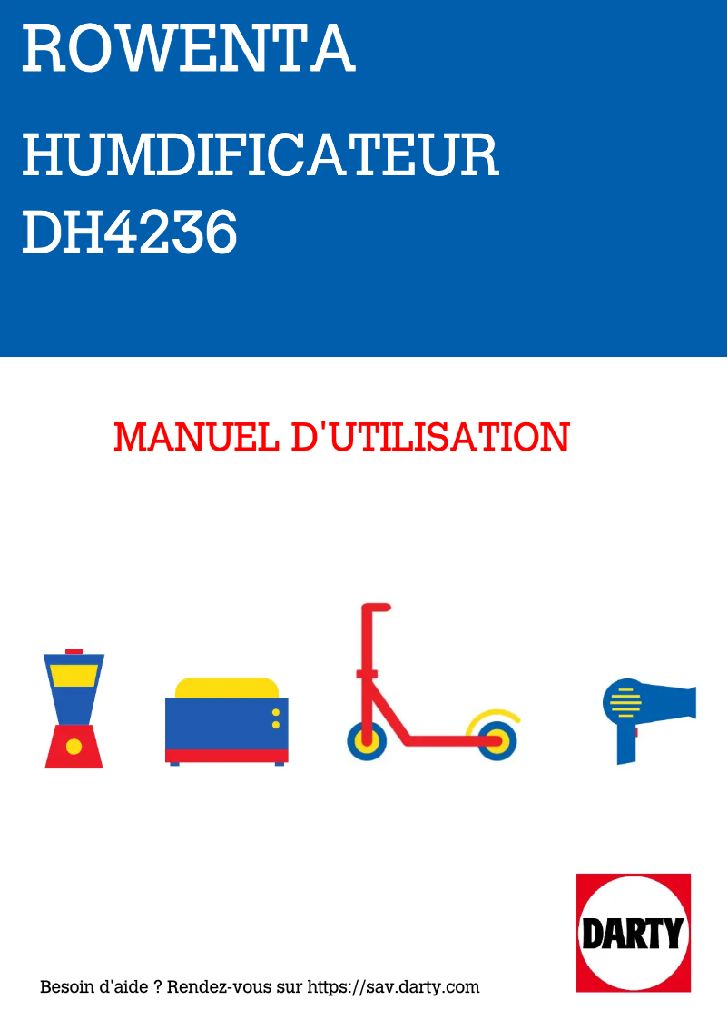 Page n°1 - Manuel utilisateur Rowenta Intense Dry Compact DH4236