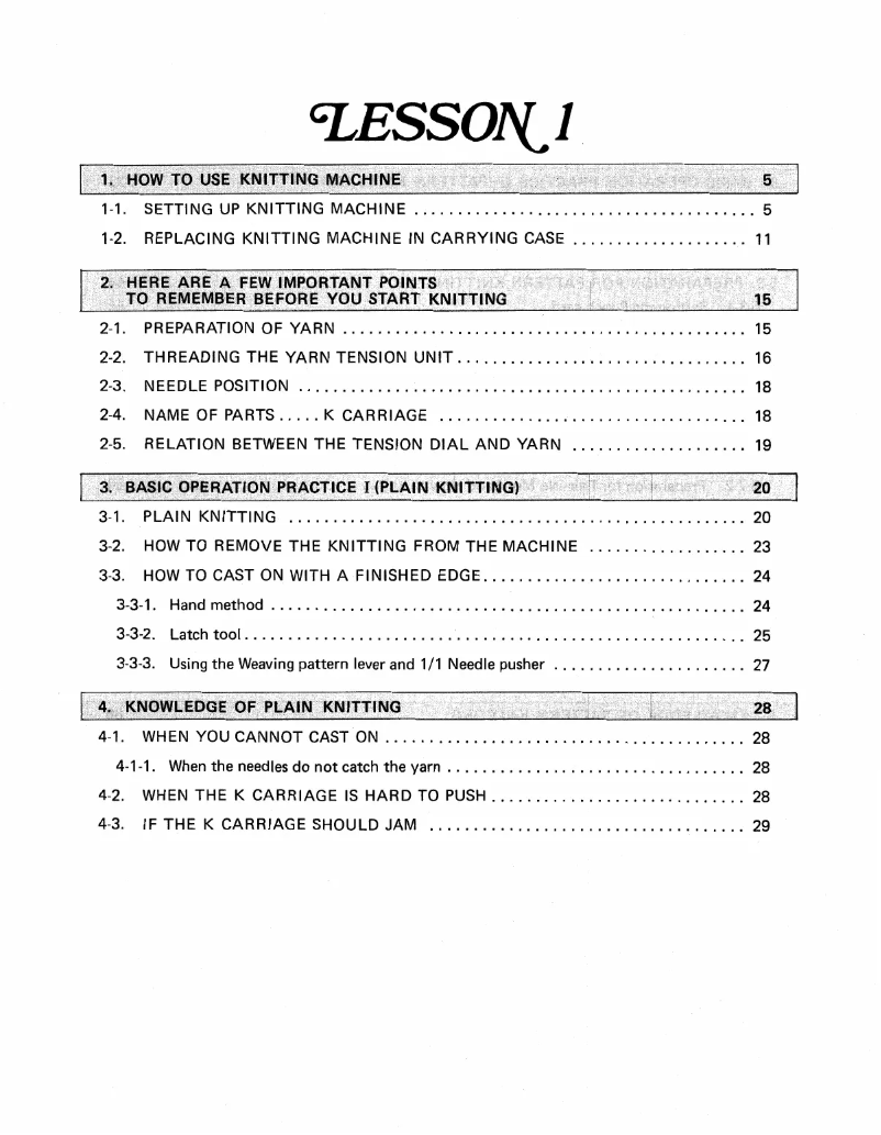 Image de la première page du manuel de l'appareil KH891