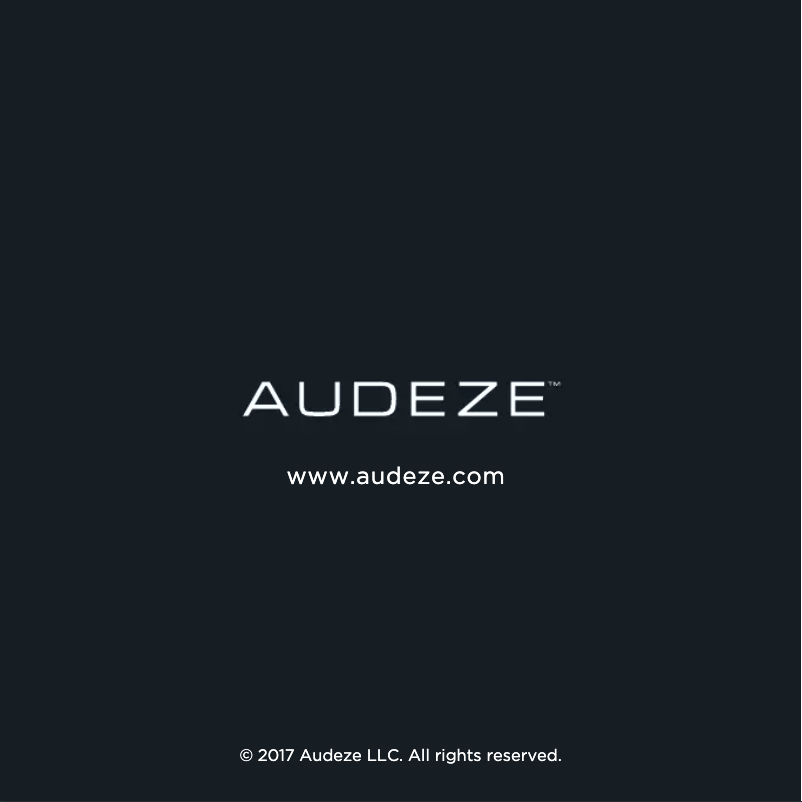 Page 1 de la notice Manuel utilisateur Audeze LCD-MX4