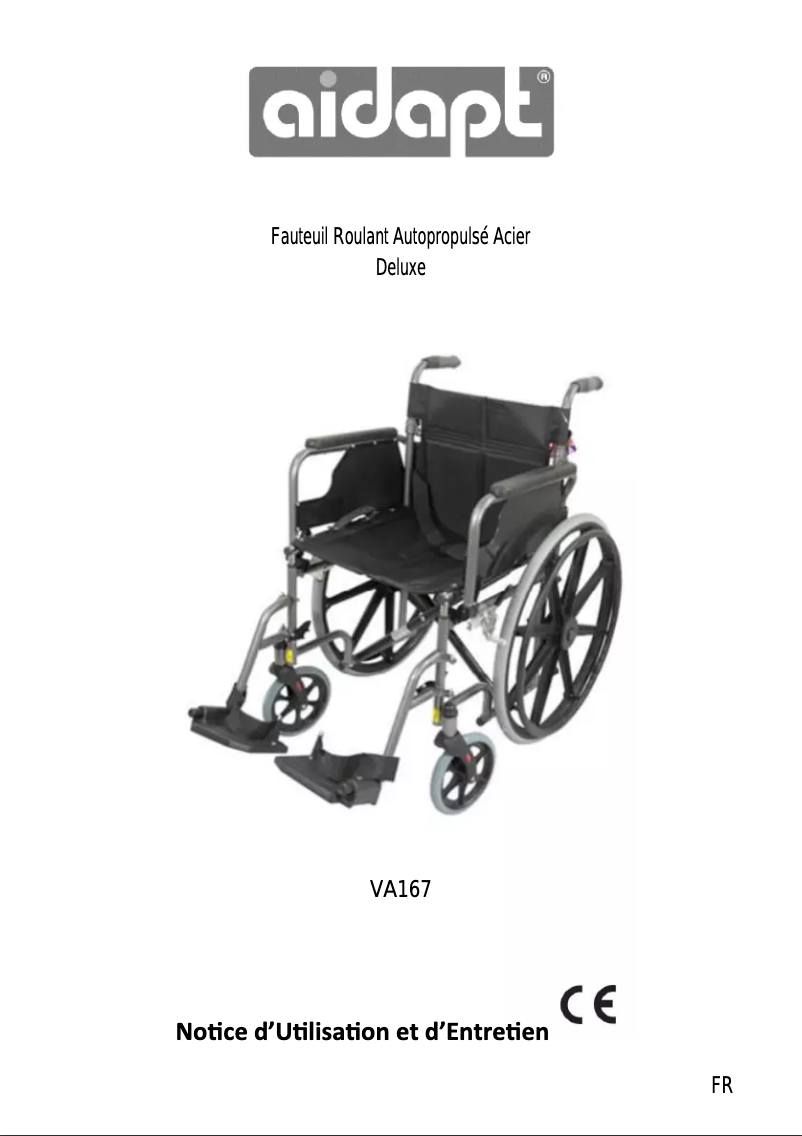 Image de la première page du manuel de l'appareil VA167