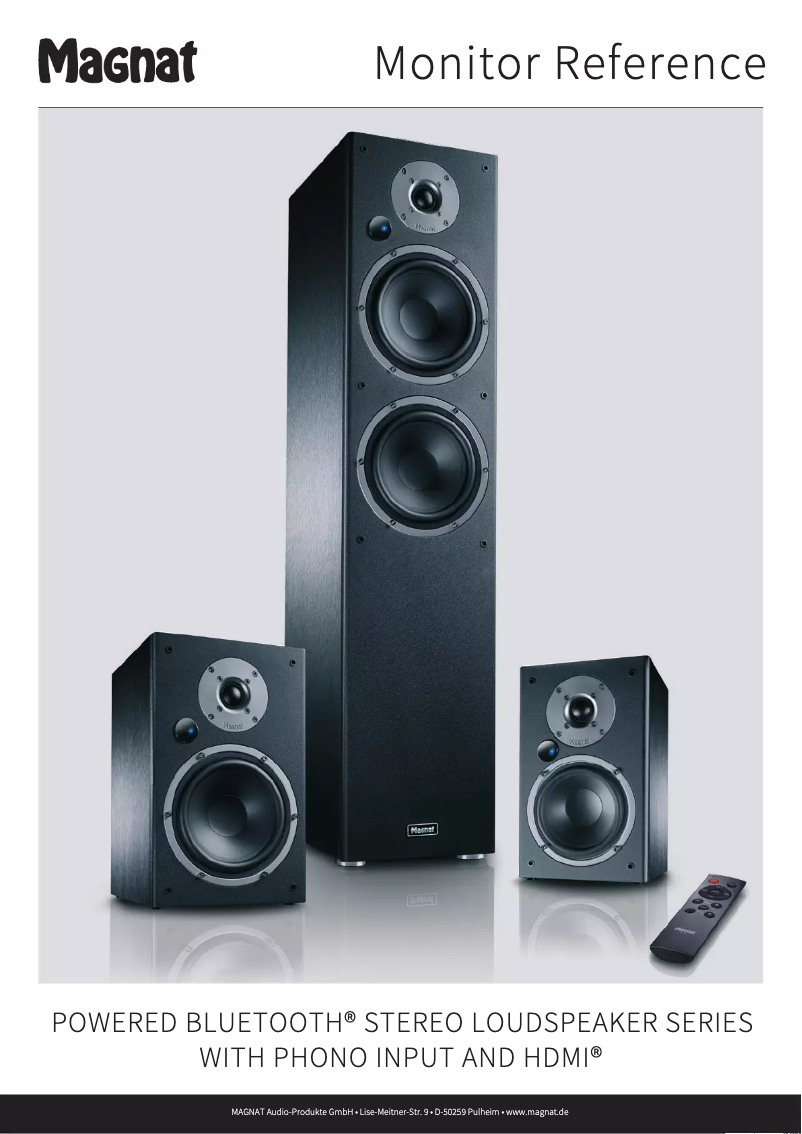 Page 1 de la notice Fiche technique Magnat Monitor Reference 5A