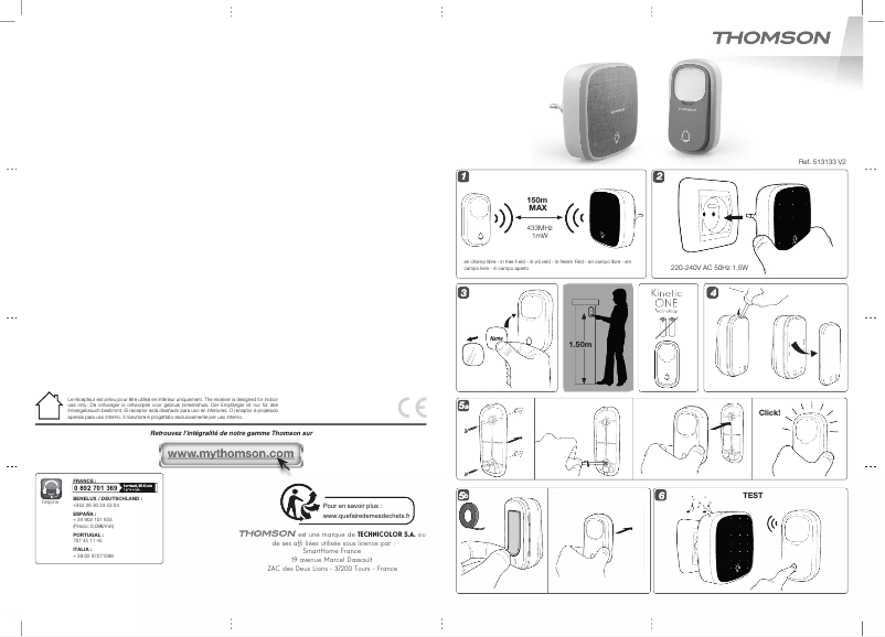 Imagen de la primera página del manual del dispositivo 513133