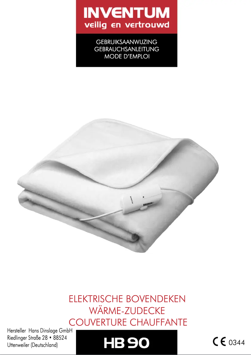 Page 1 de la notice Manuel utilisateur Inventum HB90
