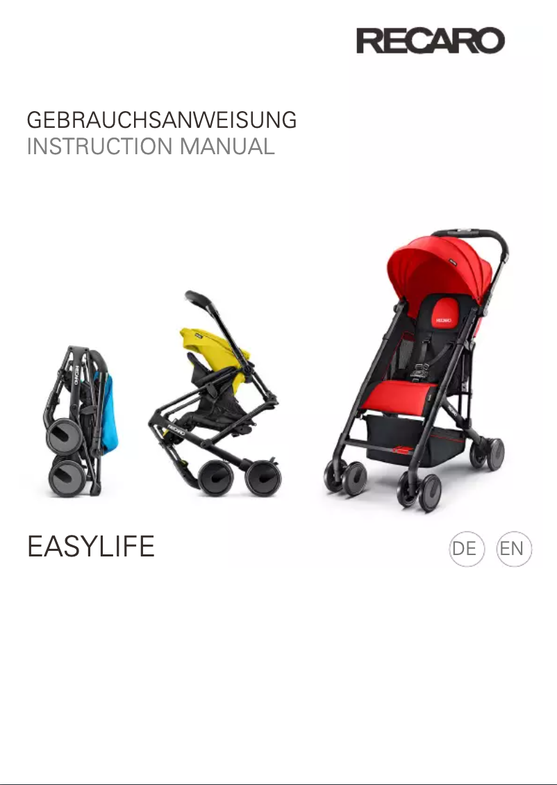 Página 1 del manual Manual de usuario Recaro Easylife