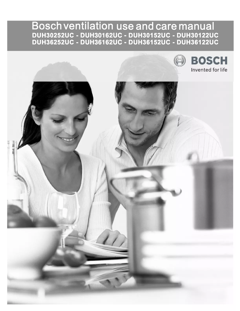 Página 1 del manual Manual de uso y mantenimiento Bosch DUH30252UC