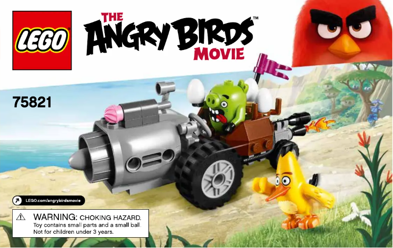 Page 1 de la notice Manuel utilisateur Lego Angry Birds 75821